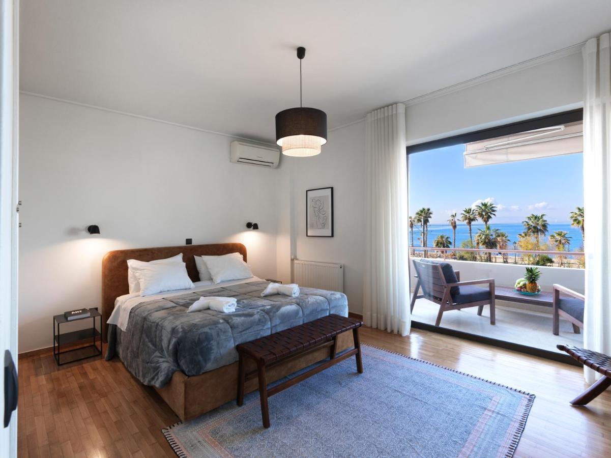 Sea View Luxurious Flat - Athens Coast. Lägenhet Exteriör bild