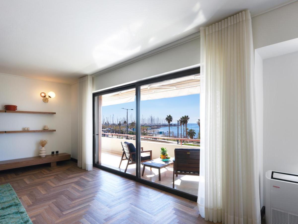 Sea View Luxurious Flat - Athens Coast. Lägenhet Exteriör bild