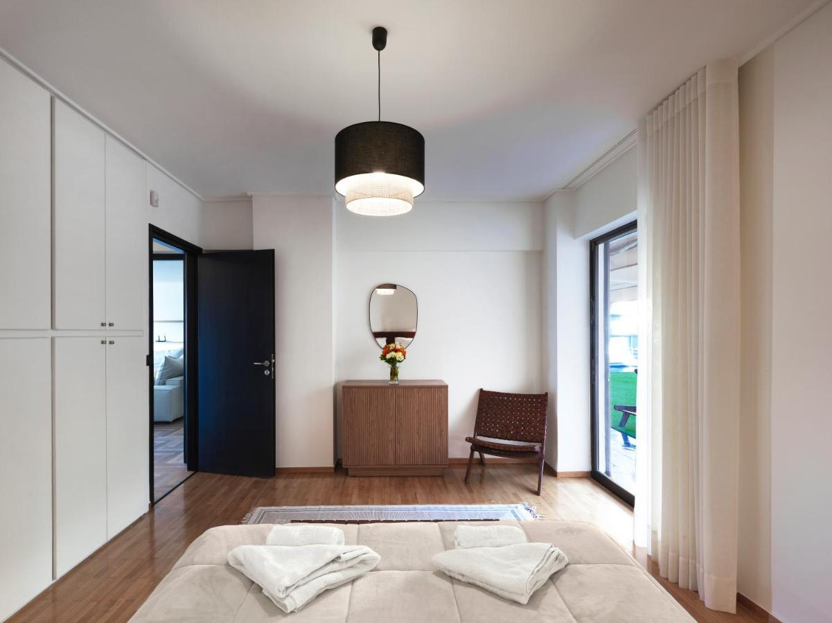 Sea View Luxurious Flat - Athens Coast. Lägenhet Exteriör bild